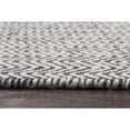 thumbnail image 6 of Twist 5' x 8' Chevron Black Off White Hand Woven Area Rug, 6 of 6