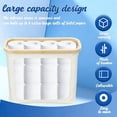 thumbnail image 6 of Toilet Paper Storage With Lid Rectangular Plastic For Storage Organizer Home Bathroom, 6 of 9