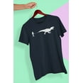 thumbnail image 5 of Old Glory Mens Jurassic Dinosaur T-Rex On A Leash Short Sleeve Graphic T Shirt, 5 of 6