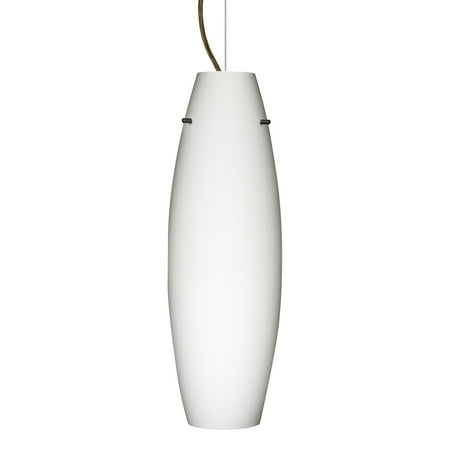 Besa Lighting 1KX-412707-LED Tara 1-Light LED Cable-Hung Pendant with Opal Matte Glass (Best Opals In The World)