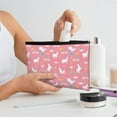 thumbnail image 7 of Hirioo Yoga Unicorn for Paper Reusable Cosmetic Bag Zipper Encouragement Travel Pouch Toiletry Bag for Women Girls, 7 of 7