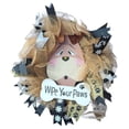thumbnail image 1 of BKER New Dog Head Garland Rattan Ring Door Hanging Garden Window Decoration Wreath, 1 of 3