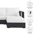 thumbnail image 7 of Tahoe 2-Piece Right-Facing Chaise Sectional Sofa Set in Gray White, 7 of 7