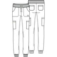 thumbnail image 3 of Dickies Dynamix Scrubs Pant for Men Zip Fly Cargo DK110, 3 of 9