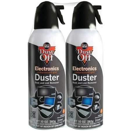 Dust-Off DSXLP Disposable Dusters (2 pk) (Best Compressed Air For Cleaning Inside Pc)