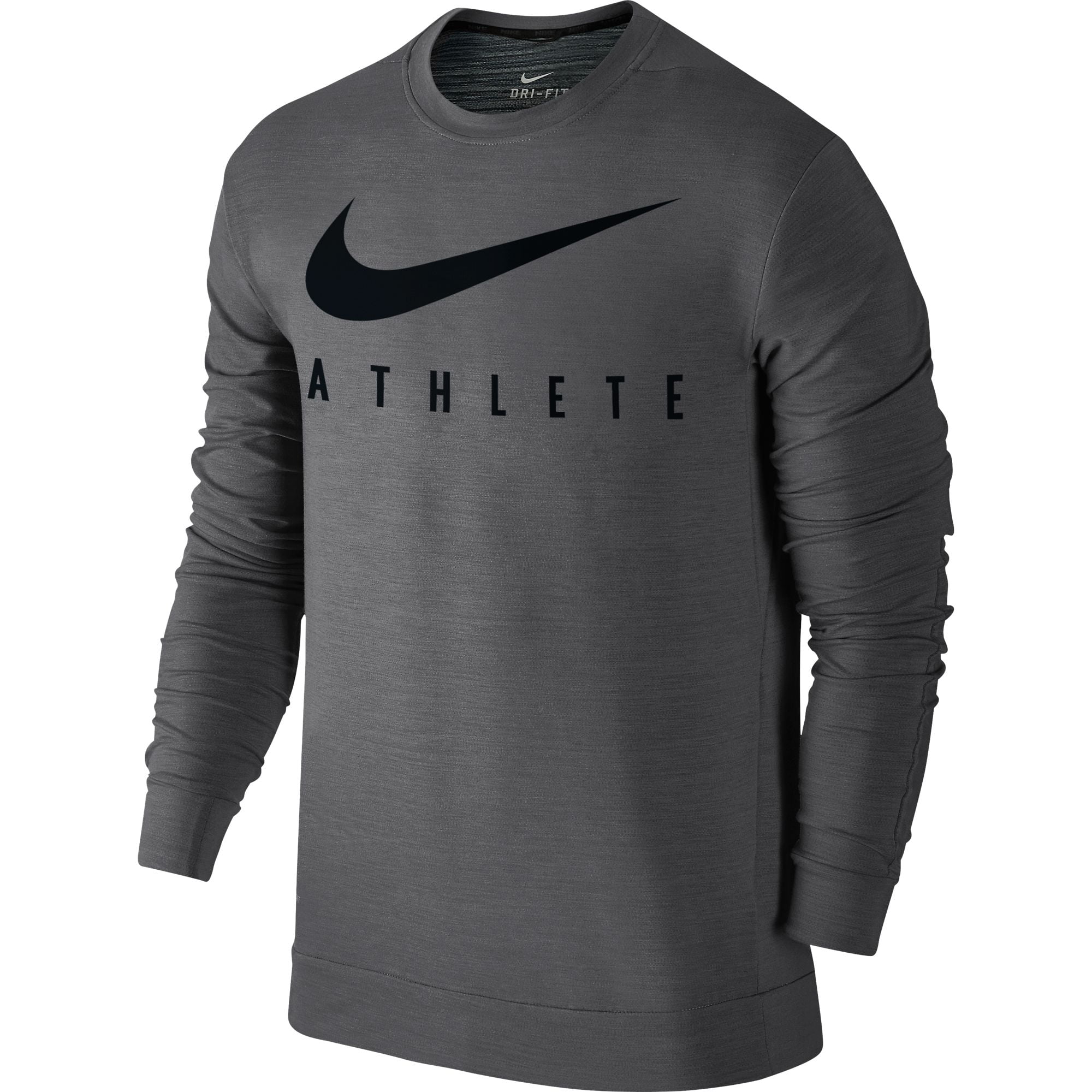 Nike - Nike Dry Long Sleeve Men's Training T-Shirt Grey 807747-021 ...
