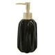 thumbnail image 2 of de Jabón, Botella de Loción, Bomba de Mano de Cerámica, Dispensadores de Mano, Decorativos Recargables para El Hogar, Baño, Encimera, Cham Negro Macarena Dispensador de loción de jabón, 2 of 8