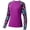 Violet/Neon Camo, variant on Women’s UPF 50+ UV Sun Protection T-Shirt Long Sleeve Fishing Hiking Performance Shirts