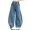 Blue, variant on Otqutp Teen Girls Curved Leg Denim Pants Wide Leg Loose Trousers Elastic Waist Baggy Trousers Fall Bottoms Y2K Streetwear