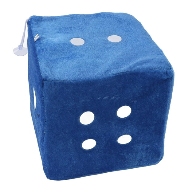 Dés En Peluche, 20 Cm Confortables Cadeaux D'anniversaire Jouets En Peluche  Oreiller Cubique Pour Un Usage Domestique Bleu