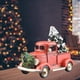 thumbnail image 4 of Camioneta con adorno para árbol de Navidad, camioneta roja para casa de campo navideña Los 21x11x16cm, 4 of 7