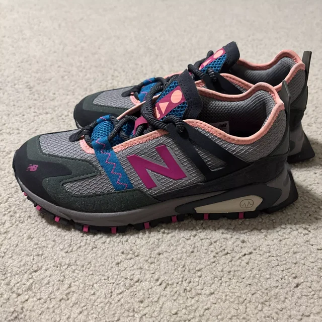 New Balance X-Racer Marblehead Exuberant Pink Men’s Size 7.5 Sneaker Shoe Trails