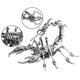 thumbnail image 2 of Juego de rompecabezas de metal 3D de Steel Warcrafts, fuerte sentido científico y tecnológico, modelos de animales de montaje manual con alta dificultad para la colección de regalos para adultos y ni TUNC Sencillez, 2 of 5