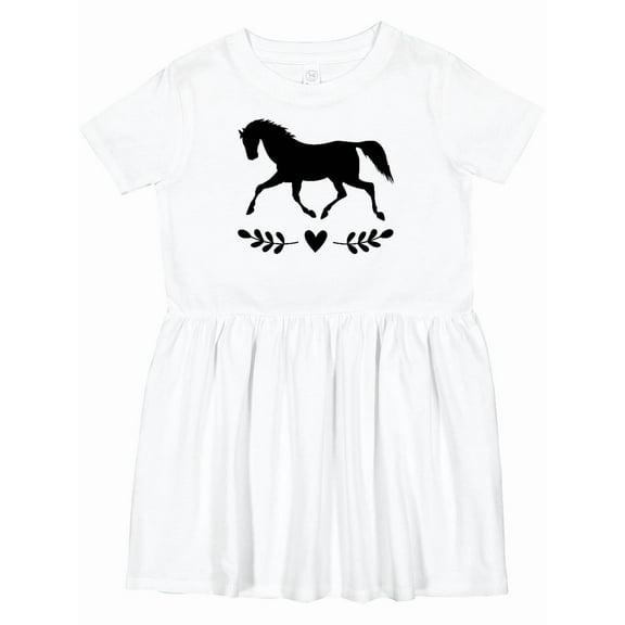 Inktastic Horse for Girls Girls Toddler Dress
