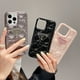 thumbnail image 2 of Funda De Teléfono De Lujo 3D Para iPhone 11 14 Plus 13 12 Pro Max PRADA Color Sólido Celosía Cubierta De Shell Diseñador Parachoques, 2 of 4