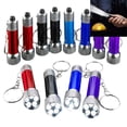 thumbnail image 1 of Mini llavero con linterna LED, mini linterna de bolsillo de plástico de 2,5 pulgadas, llavero LED de 5 bombillas para camping, niños, regalos de fiesta, regalos, premios, tamaño de bolsillo, paquete de 12 colores surtidos Ormromra JQFLD140, 1 of 8