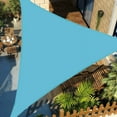 thumbnail image 3 of Yuedong Sun Shade Sail Triangle Canopy Durable Anti-UV Polyester Waterproof For Outdoor Sky Blue/Orange 3/4/6m Folding Awnings Canopy for Outdoor Garden Yeard, 3 of 10