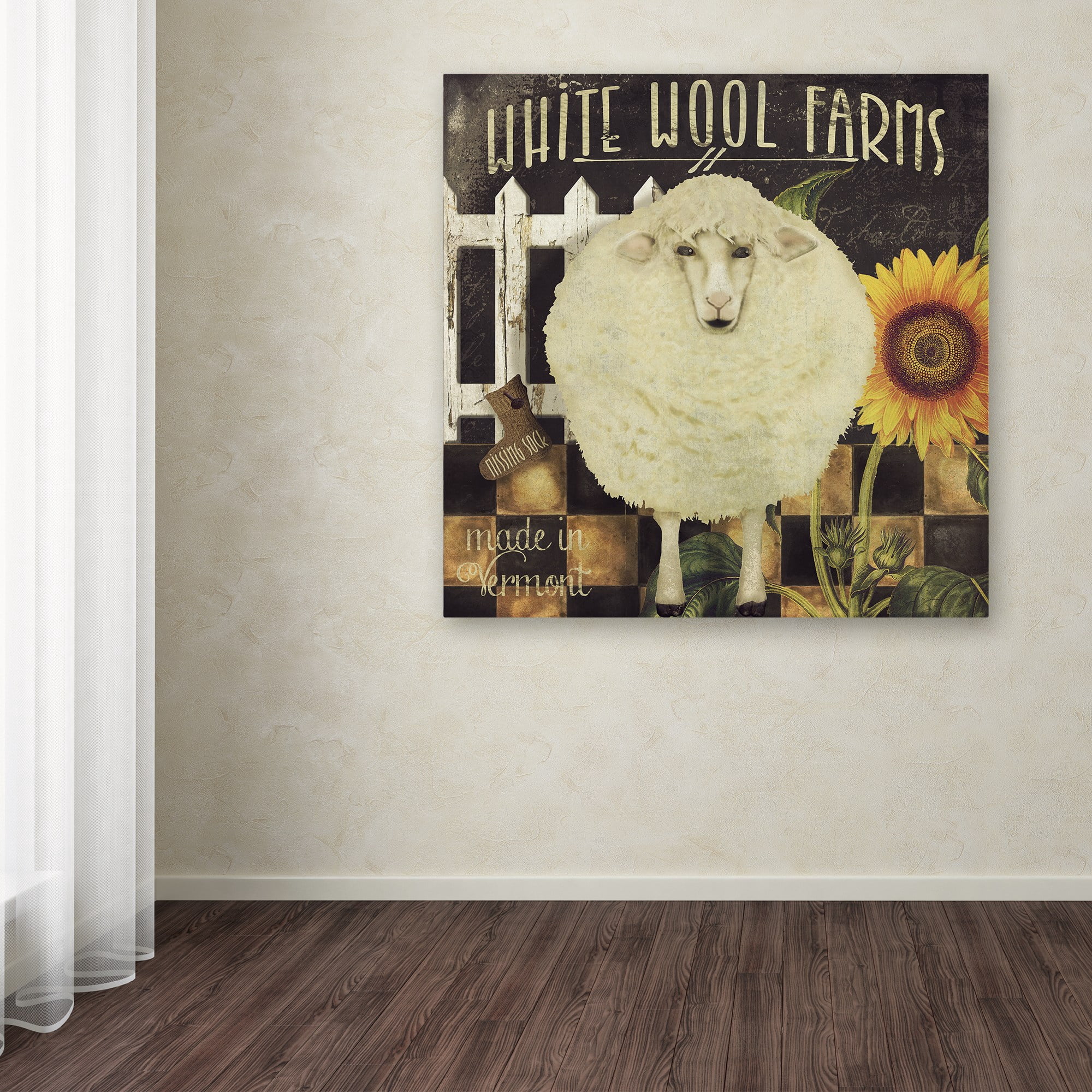 Trademark Fine Art "Vermont Farms IV" Canvas Art by Color Bakery