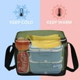 thumbnail image 3 of Tirrinia Insulated Lunch Bag for Women, Men, and Student, Leakproof Thermal Reusable Meal Prep Bento Box for Office Work and Back to School, Medium, Green, 8 L Capacity, 3 of 8