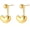 Gold, variant on Small Heart Earrings for Women 925 Sterling Silver Post 14K Gold Plated Mini Ball Stud Ear Jacket Heart Drop Dangle Earrings for Women[b3558]