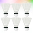 thumbnail image 6 of FUTUREORYY Nylon Badminton Shuttlecocks White 6Pcs 2.8x2.8x3.5in, 6 of 8