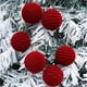 thumbnail image 1 of xihome Juego de 6 adornos navideños de bolas nevadas, decoraciones festivas nevadas de 8 cm para rbol, fiesta, hogar, boda, oficina e iglesia., 1 of 9
