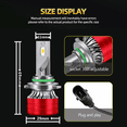 thumbnail image 7 of LED Headlight Bulb Low Beam White for 2005 2006 2007 Ford Five Hundred, 7 of 7
