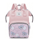 thumbnail image 1 of Mochila Bolsa Pañalera Impermeable Multiusos Rosa osos, 1 of 5