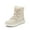 BEIGE-FURRY, variant on Women’s Winter Ankle Boots Cozy Faux-Fur Anti-Slip Snow Boots for Cold-Weather City Walks