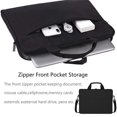 thumbnail image 5 of 13-15 Inch Laptop Bag,Multifunctional Fabric Laptop Case,Adjustable Shoulder Strap&Suppressible Handle,Black, 5 of 7