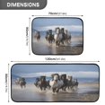 thumbnail image 3 of Dailycode 2 Pcs Kitchen Rug Set Non Slip Absorbent Soft Floor Mats for Kitchen Bathroom Horses Galloping on Water 19.7"x27.6"+19.7"x47.2", 3 of 7