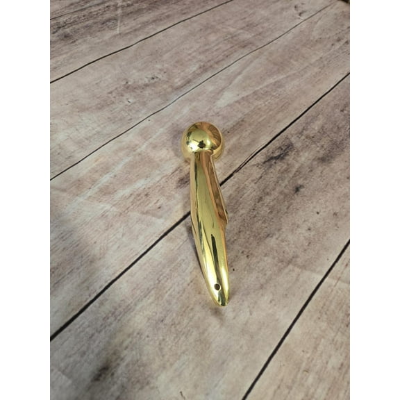 Maritime Treasures Handmade Solid Brass Hames Handle for Walking Stick