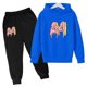 thumbnail image 3 of Abrigo para niños, ropa encantadora, mercancía A4, sudadera con capucha de marca, ropa deportiva, ropa para niñas y niños, pantalón superior, conjunto de moda informal de 2 a 13 años, 3 of 5
