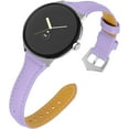 thumbnail image 1 of KOMI Leather Band Compatible for Google Pixel Watch Band Replacement Strap Breathable Bracelet Band for Google Pixel Watch Accessories Purple, 1 of 5