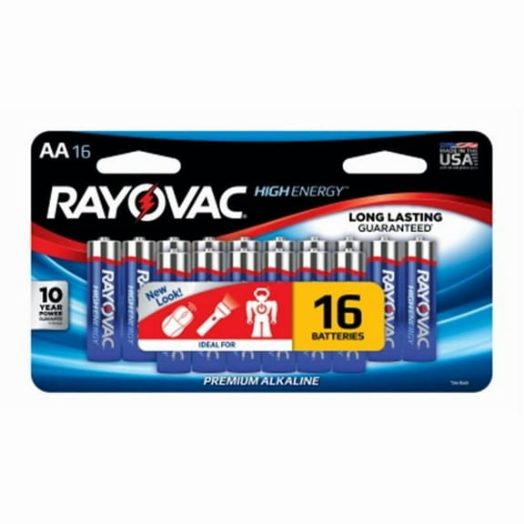 Spectrum-Rayovac  AA Alkaline Batteries - Pack of 16