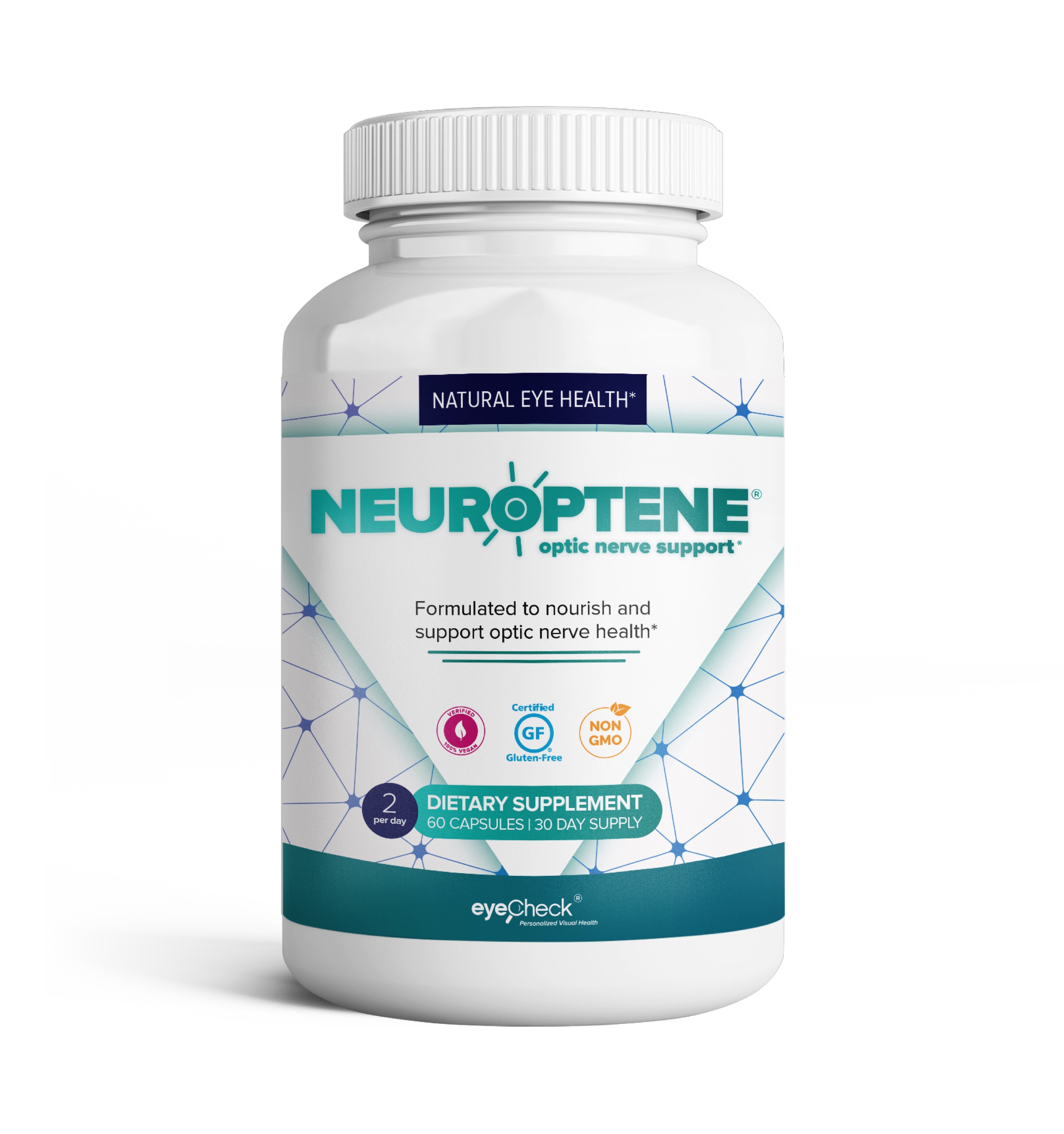 Eyecheck Eye Pressure Supplement & Optic Nerve Relief Vitamin