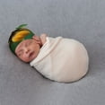 thumbnail image 5 of Sikiie Tree Frog Sitting On Sunflowes Baby Newborn Hats, Infant Knotted Baby Hat, Beanie Top Knot Caps for Baby Boys Girls, 5 of 5