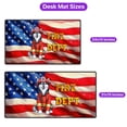 thumbnail image 5 of Firefighter Siberian Husky Hero Rescue Fire Dept Fireman USA Flag Desk Mat Full Keyboard Mouse Pad Husky Dog Lover Gifts Large Mousepad - 02026, 5 of 5