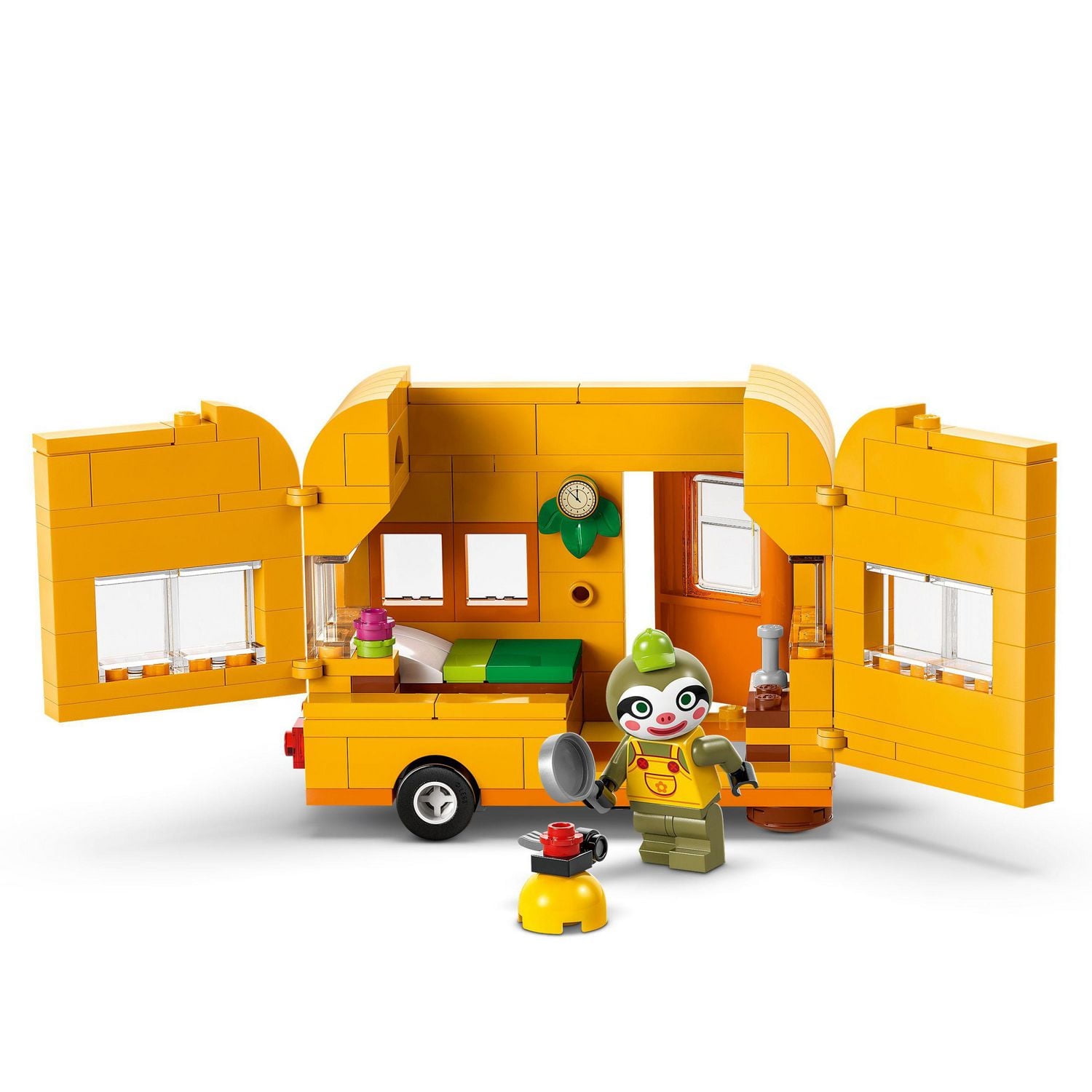 LEGO Animal Crossing Leif's Caravan & Garden Shop Building Toy - Animal Crossing Toy Figure and Playset for Kids, Girls and Boys, Ages 7+ - Pretend Play Gift Idea for Birthdays - 77054