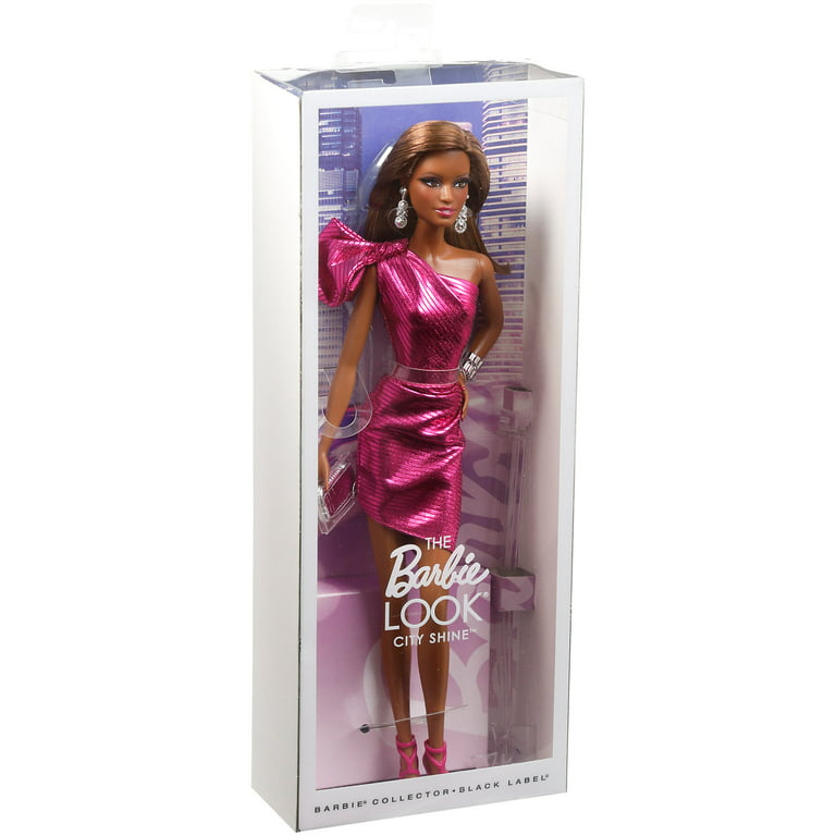 Barbie: The Look City Shine Brown Hair Doll - Walmart.com