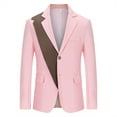 thumbnail image 1 of Mens Fashion England Solid Color High Quality Casual Single Breasted Suit, 1 of 8