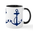 thumbnail image 2 of CafePress - Anchor Mug - 11 oz Ceramic Mug - Novelty Coffee Tea Cup, 2 of 6