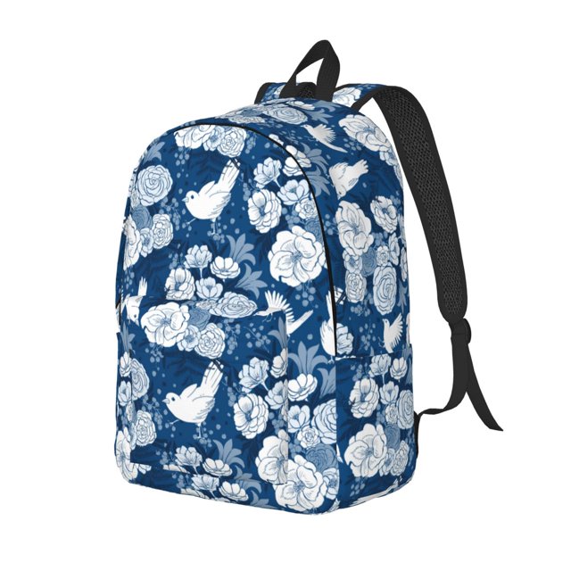 Fotbe Rose Flowers Mochila de Lona con Estampado, Mochila Duradera, Mochila Versátil de Alta Calidad, Mochila Compacta Vintage-Small