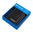 thumbnail image 5 of Cartera triple Columbia Leather para hombre, negra, con bloqueo RFID, 5 of 5