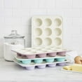 thumbnail image 4 of GreenLife Ceramic Nonstick Muffin Pan | Turquoise, 4 of 4