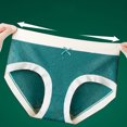 thumbnail image 5 of Elainilye Fashion Womens Underwear Cotton Oversized Comfortable Cotton Underwear Briefs Panties Underpants,Blue, 5 of 5
