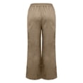 thumbnail image 6 of Kelon Women's Casual Pants, Women Elastic High Waisted Wide Leg Pants Casual Loose Boho Palazzo Crochet Panel Trousers 2026 Women's Clothing, M, 6 of 8