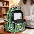 thumbnail image 5 of DISNIMO Soccer Ball Print Large Capacity Backpack for Kids, Multi Compartment School Bag with Side Mesh Pockets for Elementary Middle School Students Daily Use, 5 of 7