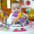 Bright Starts Bounce Bounce Baby 2in1 Activity Center Jumper & Table Playful Palms Pink, 6