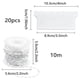 thumbnail image 4 of 20 Pieces Vertical Blinds Weights Bottom Slats 89mm (3.5) x 10m Blind Repair Kit, White, 4 of 5